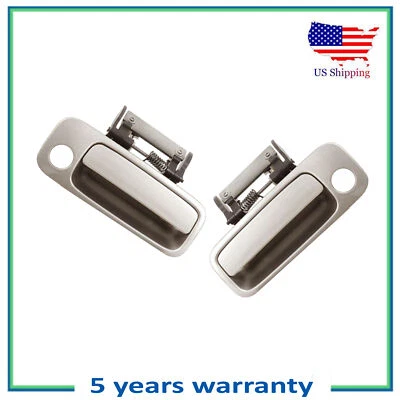 Front Pair Set Outside Door Handle For 00-04 Toyota Avalon 4Q2 Desert Sand Mica - Image 1 of 4