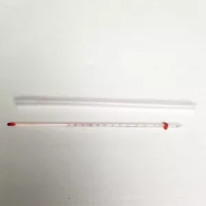 Laboratory Glass Thermometer NEW 110C Mercury Free Red Alcohol Scientific Scale - Picture 1 of 7