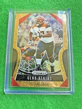 GENO ATKINS GOLD LAZER PRIZM CARD JERSEY #97 BENGALS 2019 PRIZM FOOTBALL