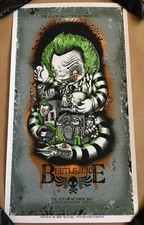 Beetlejuice 2009 Movie Poster 100/100 Alamo Drafthouse Art Drew Millward Mondo