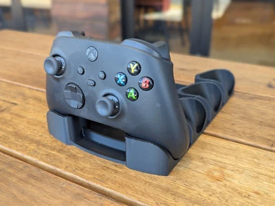 Xbox BLACK Quad Remote Controller Series X/S Holder Stand Storage Display - Image 1 of 4