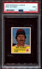 PSA 9 MINT 1986 DORMAN'S CHEESE MIKE SCHMIDT PHILLIES 61457 SD266