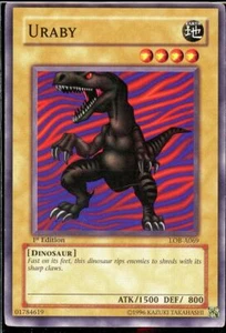 Yugioh LOB-A069 Uraby Common 1st Edition Normal - Picture 1 of 2
