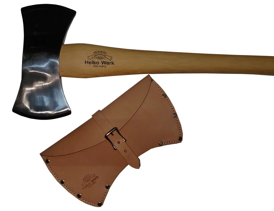 Wurf Axt Doppelaxt Wikingeraxt, American Double Bit Axe 1500g 75cm Hickory Helko - Bild 1 von 4