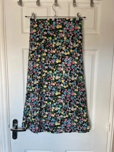 George size 8 Ditsy floral midi skirt with split - Picture 1 of 6