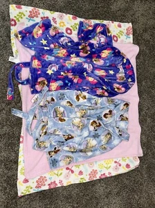 Nickelodeon Girls JoJo Siwa Bathrobe Size 6, Disney Frozen Bathroom Size 4 More - Picture 1 of 7