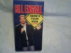 2004 BILL ENGVALL HERE'S YOUR SIGN LIVE VHS TAPE,Comedy Stand-Up,image entertain - Picture 1 of 4