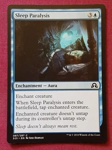 Magic The Gathering SHADOWS OVER INNISTRAD SLEEP PARALYSIS blue card MTG - Picture 1 of 2