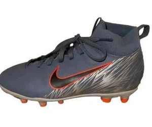 Nike Jr. Superfly FG Soccer Cleats Gray US 3.5 Eur 35.5 - Picture 1 of 5