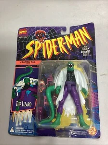 VINTAGE TOY BIZ SPIDER-MAN FIGURE THE LIZARD SEALED CIB CARDED 1996 47116  - Picture 1 of 3