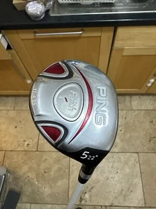 PING FAITH Ladies #5 wood 22°, ULT 200 Ultra Lite Shaft, Headcover, Good Decent - Picture 1 of 16