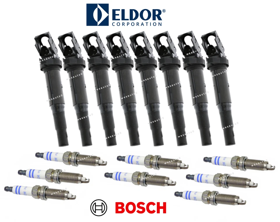 Bobina de encendido bujía doble platino 8 juegos OEM para BMW 750i 750Li / xDrive Foto 1 de 1