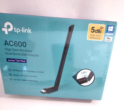 TP-Link Archer T2U Plus High Gain Wireless Dual Band USB Adapter - Image 1 of 4