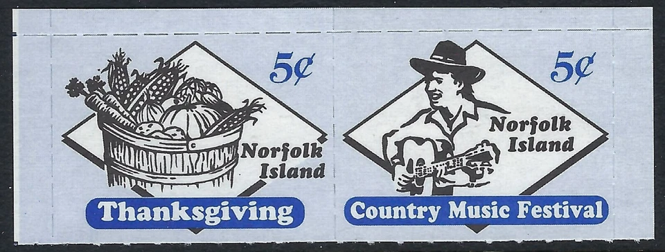 Norfolk Island SG#722/23 2000 Festivals folleto par como nuevo MUH MNH Foto 1 de 1