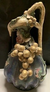 Art Nouveau Amphora Edda Turn-Templitz Pottery Pitcher/Ewer Circa 1901 - Picture 1 of 7