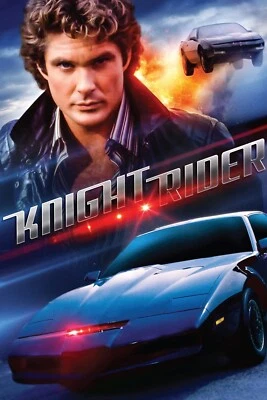 1982 Knight Rider Movie Poster Print Michael Knight David Hasselhoff KITT 🍿