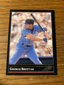 GEORGE BRETT 1992 LEAF GOLD EDITION #255 bb32