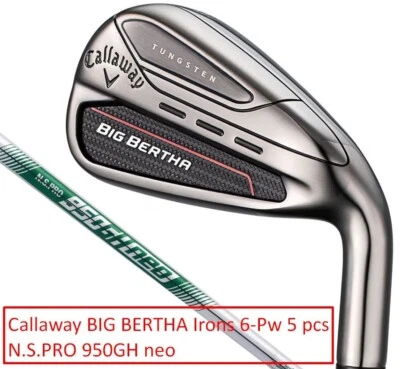 Callaway BIG BERTHA Irons 6-Pw 5 pcs N.S.PRO 950GH neo Flex-S   - Image 1 of 4