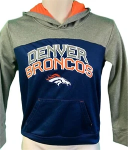 NFL Denver Broncos Thermal Hoodie Youth Medium 10-12 - Picture 1 of 3