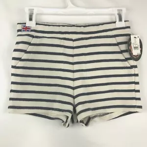 Junk Food The Beatles Mädchen Gr. XL Strick Shorts grau elfenbein Streifen - Bild 1 von 3