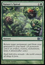 MTG Nature's Spiral Foil EXC-Spiral Of Nature-m11-Magic