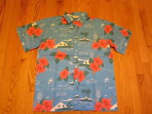 Toyota Research Institute Hawaiian Aloha Button Front Shirt Ladies Medium NEW MD - Picture 1 of 9