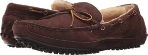 POLO RALPH LAUREN -WYNDINGS - Mocasines sin cordones para hombre - Chocolate oscuro / Nat. -Talla 8 - Imagen 1 de 4