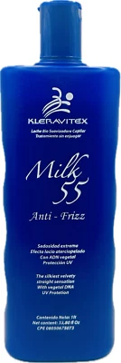 Kleravitex Milk 55 Anti-Frizz Leave in Treatment/ SIn Enjuagar 33.8 fl oz - Image 1 of 2
