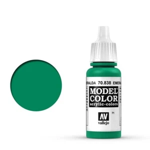Vallejo Model Color Paint - Emerald - 70838 - Foto 1 di 1