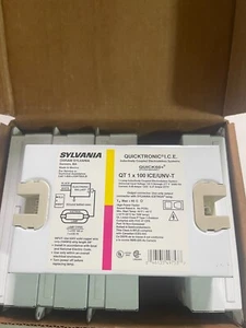 New Box of 5 Sylvania Quicktronic QT1X100 ICE/UNV-T 49753-4 Electronic Ballasts - Picture 1 of 2
