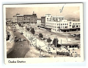 50er Jahre Echt Foto Osaka Bahnhof Japan Automobile Menschen - Bild 1 von 3