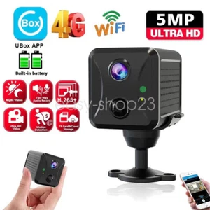 5MP 4G SIM Card wifi Camera Built-In Battery Motion Detection CCTV Security Cam - Picture 1 of 25