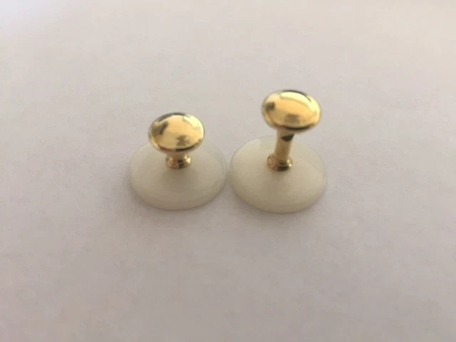 Collar studs for detachable collar front and back stud
