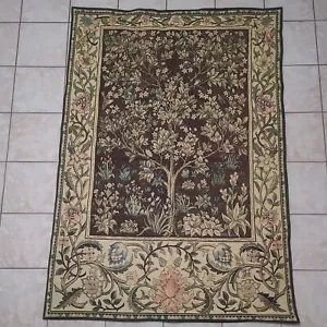 53x77 TREE OF LIFE Umber William Morris Art Tapestry Wall Hanging Extra Large - Picture 1 of 6
