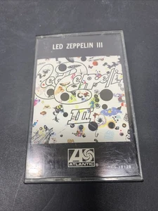 Led Zeppelin III Cassette Tape Atlantic CS-19128 Vintage - Picture 1 of 6