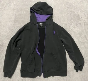 RS By Ryan Sheckler Hoodie Jacket Youth L Size 16-18 Black Pro Skater FLAW ZIP - Picture 1 of 8