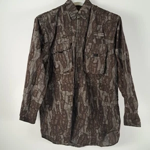 Vintage Jim Crumleys Outfitter Tuff Brand Product Camo Button Up Shirt - Picture 1 of 7