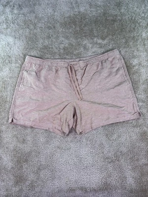 Pantalones Cortos de Lino Cintura Elástica No Boundaries Para Hombre Talla 3XL 48-50 Bronceado E718 Foto 1 de 4