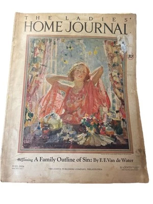 Vintage The Ladies' Home Journal Antique Magazine July 1926 - Image 1 of 4