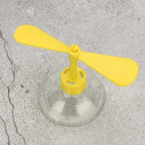 Helm Propeller Gelb - Saugnapf Deko für Motorrad Helm - Bild 1 von 12