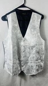 Dibangu Vest Mens Size S Color White - Foto 1 di 8