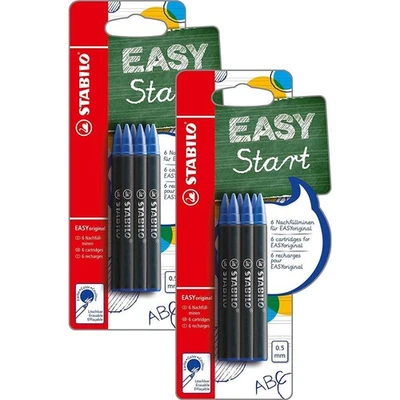 Patronen STABILO EASYoriginal Refill 6er Pack Schreibfarbe blau löschbar 2er Set - Bild 1 von 2