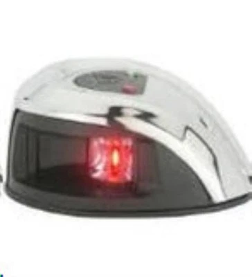 Attwood NV1012SS-1 Stainless Steel Red LED Oval Side Light 12V 2NM - Image 1 of 4