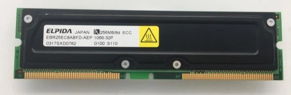 Memory ebr25ec8abfd-aep 256mb/8d ecc, 1066-32p - Image 1 of 2