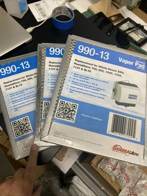 Qty 3 (3 Pack)-GeneralAire 990-13 GFI # 7002 Humidifier Vapor Pad New Sealed - Image 1 of 4