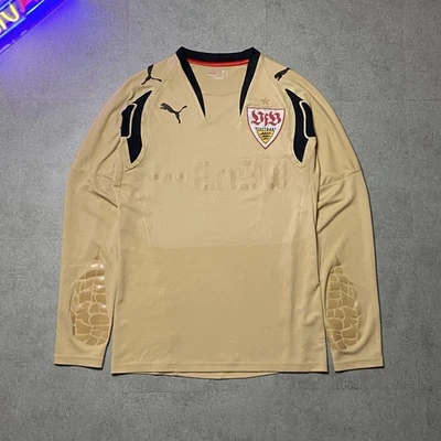 VfB Stuttgart Torwart Trikot 07/08 Puma S Longsleeve GK Gold EnBW Ghost Sponsor - Bild 1 von 4