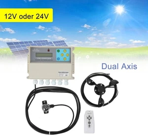 Solar Tracker Controller Dual Axis Automatic Solar Tracking+Remote+Speed Sensor - Bild 1 von 18