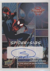 2022 Marvel Spider-Man Into the Spider-Verse Auto Shameik Moore as Miles Morales - Picture 1 of 3