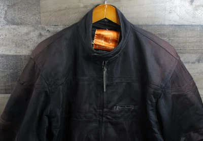 Icon Tarmac Jacket Mens XL Black Motorcycle Riding Textile Stealth Mesh Biker - Image 1 of 4