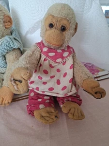 Antuque 8" Schuco Monkey Plush - Picture 1 of 6